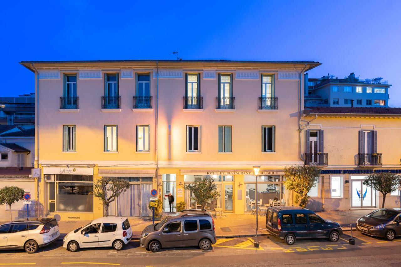 Hotel De Belgique A Menton Bagian luar foto