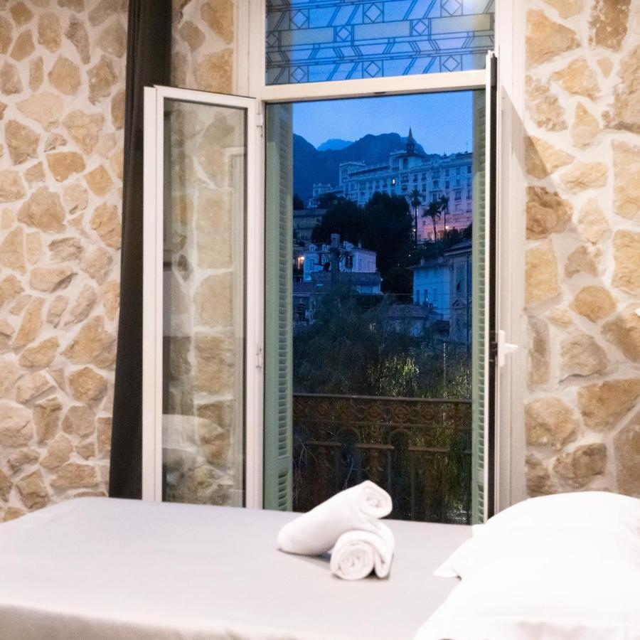 Hotel De Belgique A Menton Bagian luar foto