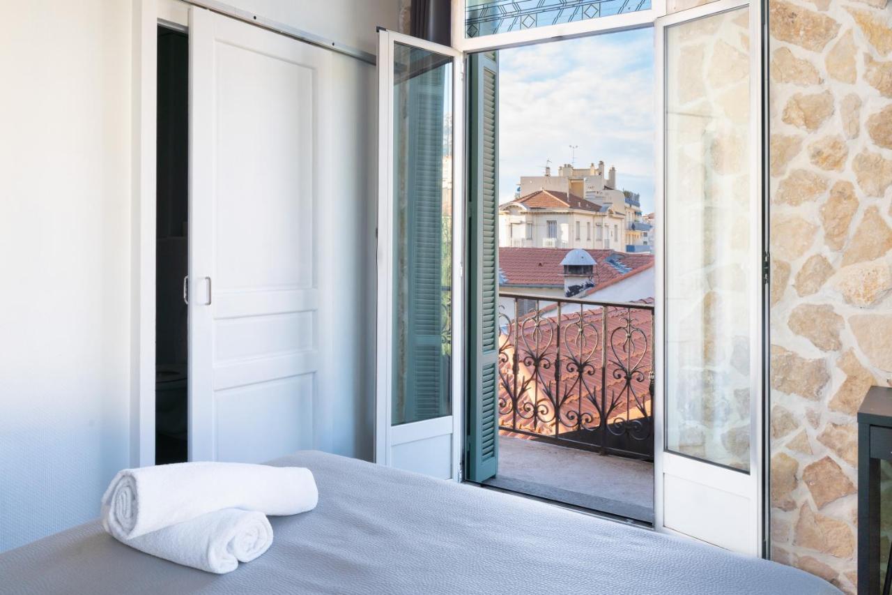 Hotel De Belgique A Menton Bagian luar foto