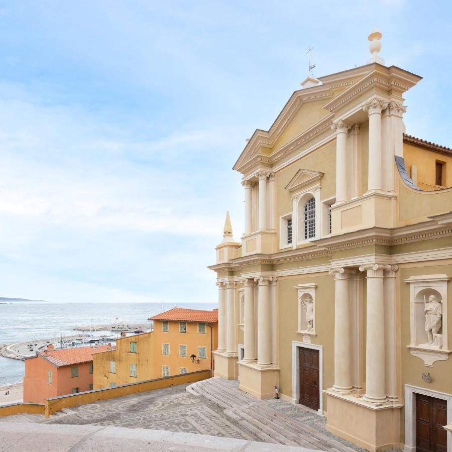 Hotel De Belgique A Menton Bagian luar foto