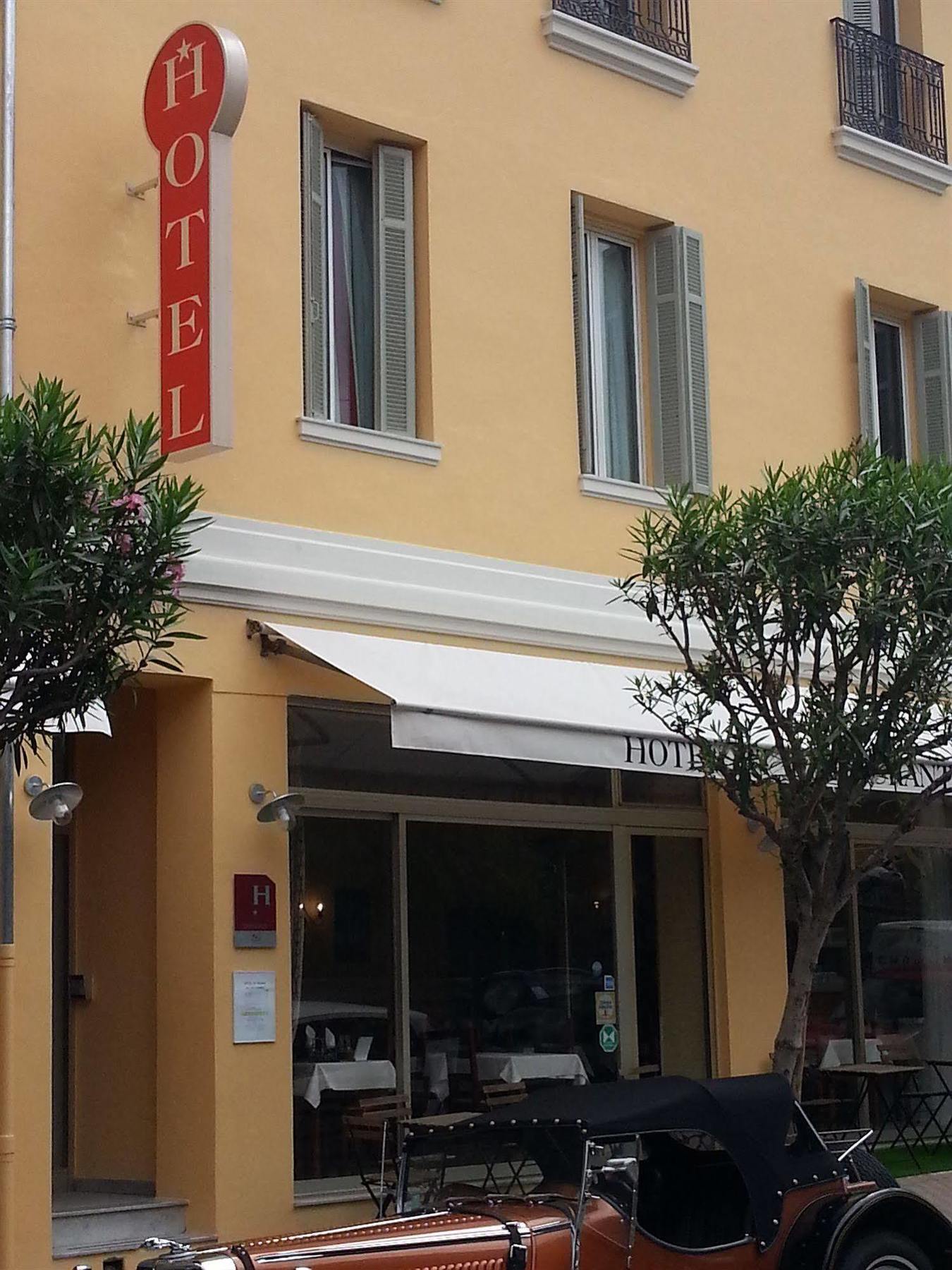 Hotel De Belgique A Menton Bagian luar foto