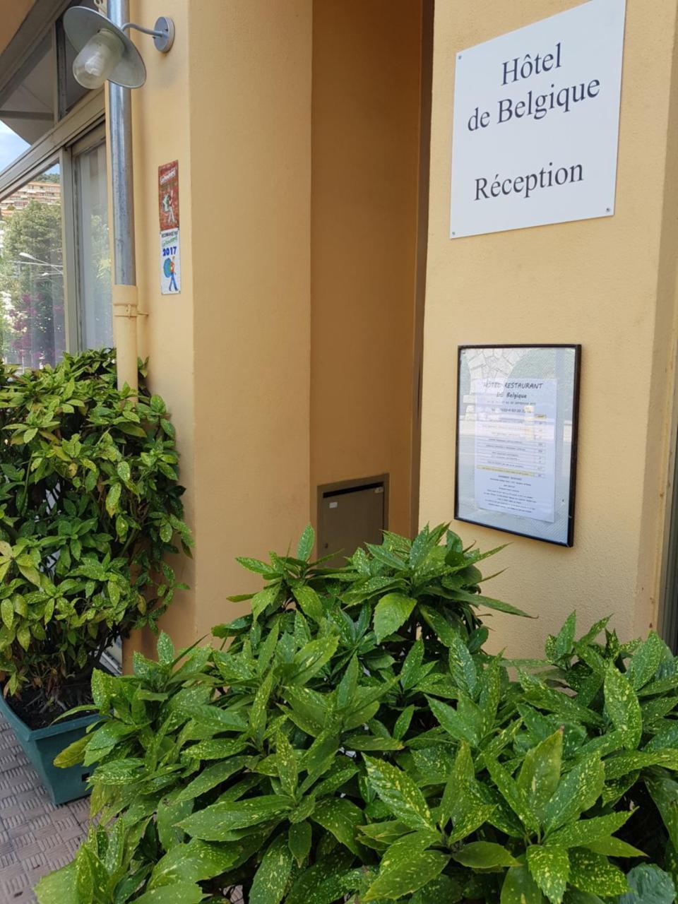 Hotel De Belgique A Menton Bagian luar foto